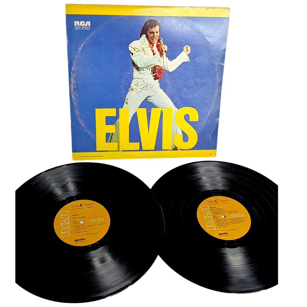 Elvis Presley 1973 Elvis RCA Special Products Double‎ LP Vinyl Record Vtg